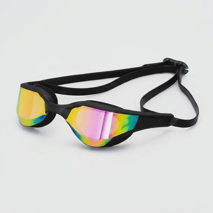 Blue Magic Mirror Gold — Custom Fit Swim Goggles